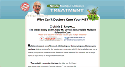 Desktop Screenshot of drgarysmultiplesclerosiscure.org